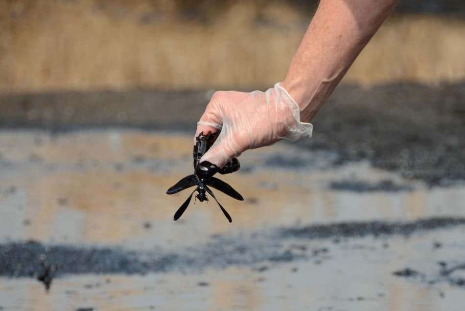 South Sudan oil contamination. Photo by: Courtesy German NGO Sign of Hope.