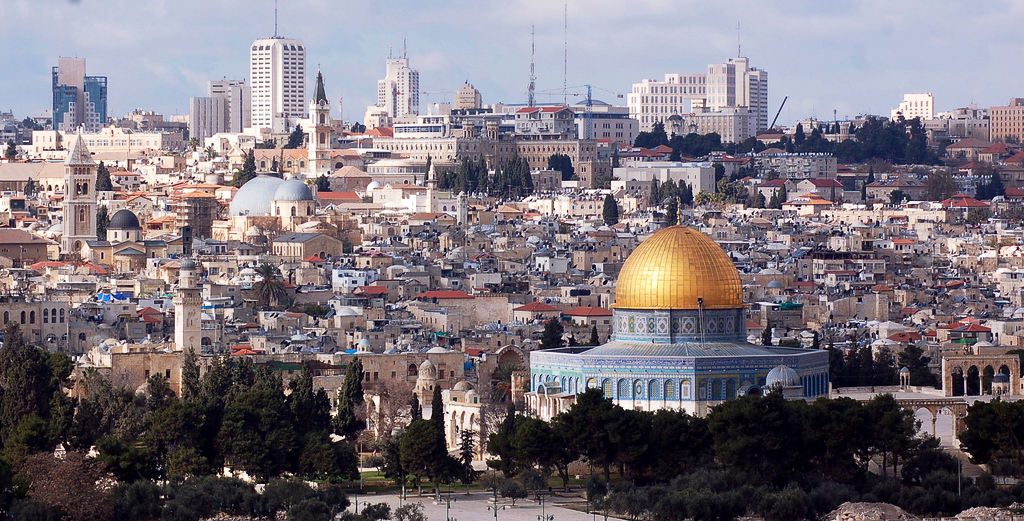 Jerusalem, seen from the Mount of Olives. “Rather than the inclusive city Jerusalem has the potential to be, it is inhabited by a set of micro-communities, who keep to their people”- the Holy City, the Divided City. Photo by: Dan.