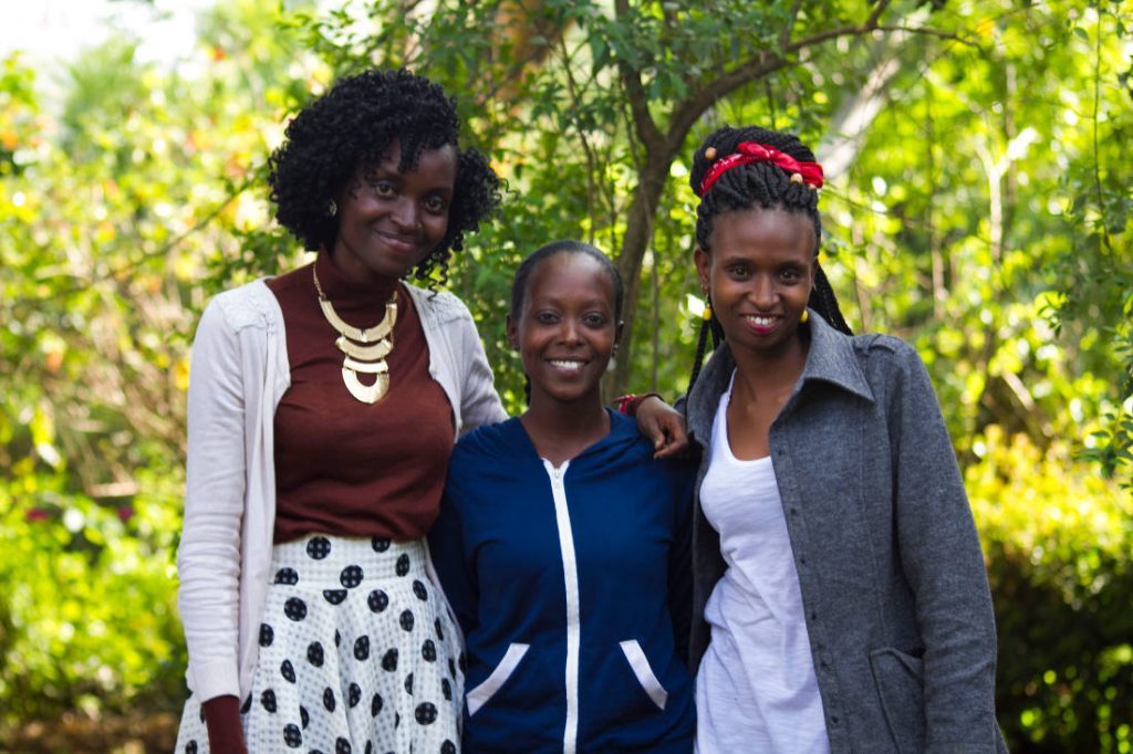 The customer experience team at the EdTech startup M-Shule. Photo by: M-Shule Communications team.