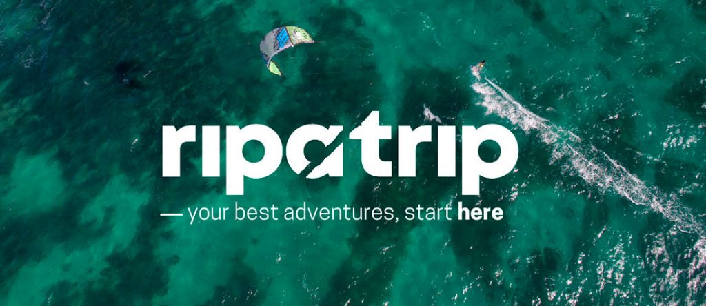 Ripatrip has launched first with kitesurf travel and plans to expand into skiing, surfing, hiking, and more in the near future. (Photo credit: ripatrip)