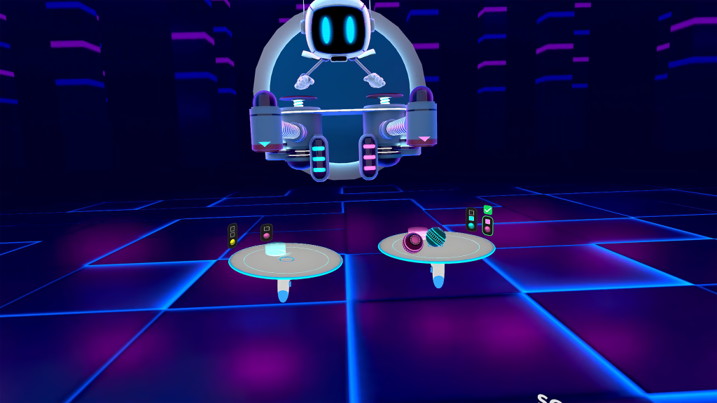 Balance, one of the new games released by Virtuleap, aims to train the user's motor control skills and divided attention. (Photo credit: Virtuleap)
