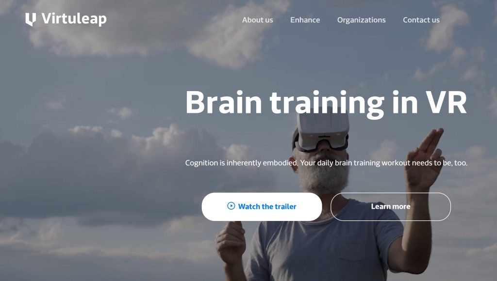Virtuleap is a health and education VR startup that is taking cognitive assessment and training to the next level thanks to VR and AI. (Photo credit: Virtuleap)